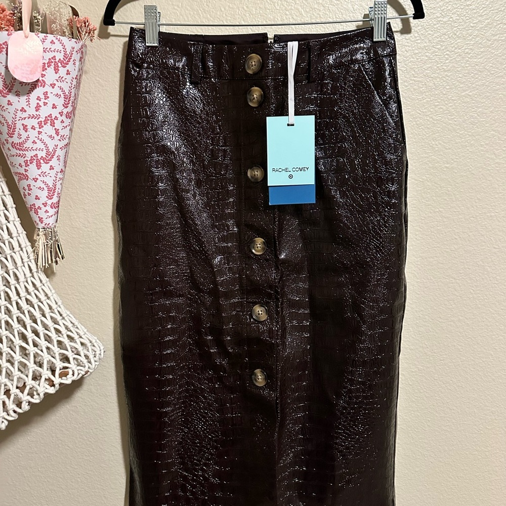Rachel Comey x Target Faux Leather Pencil Skirt Size 2 NWT